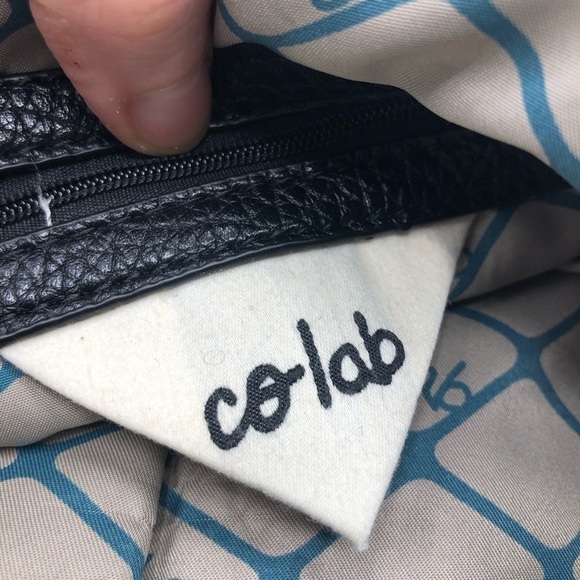 CO-LAB black/cream leather handbag - Picture 8 of 8